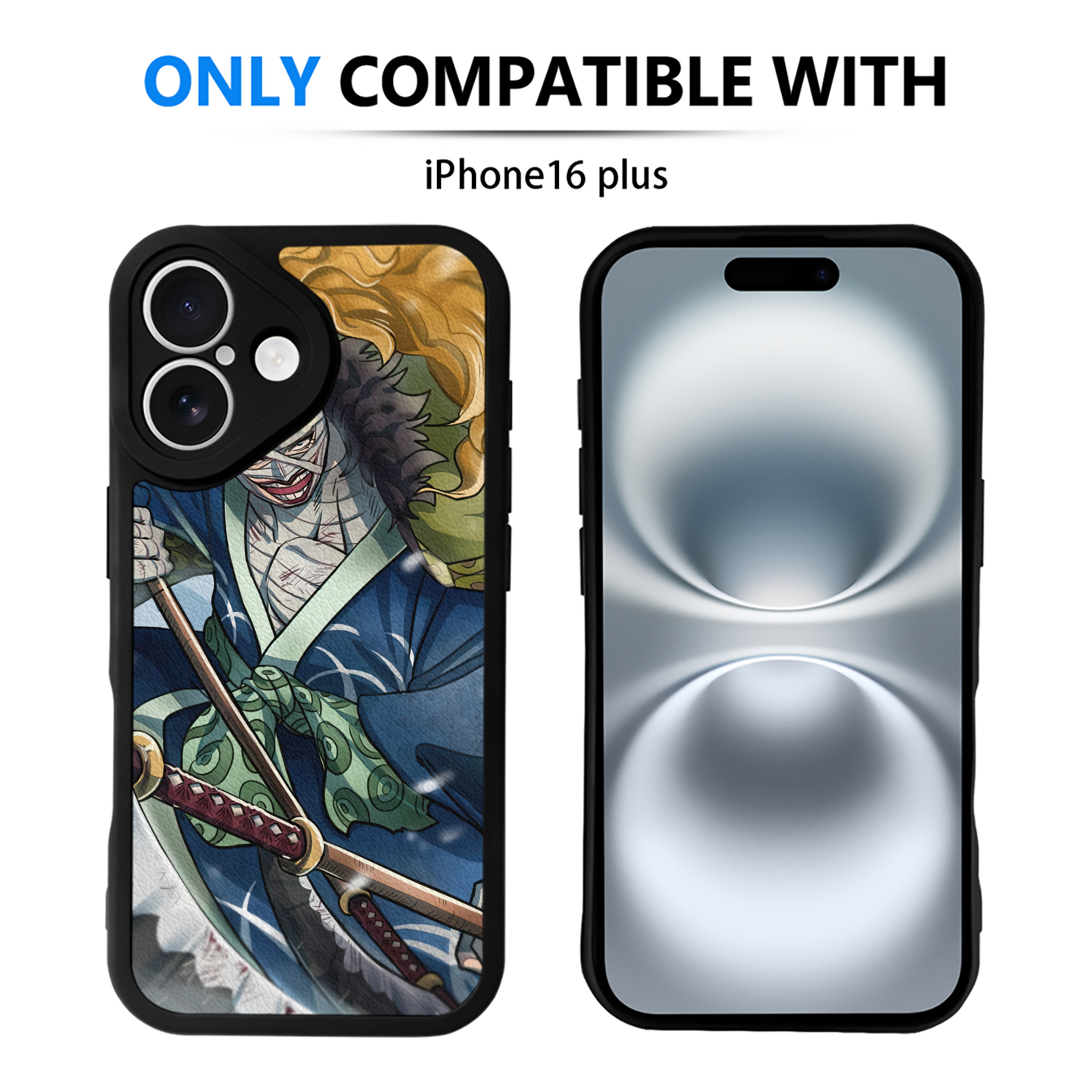 （画像用） ワンピース ONE PIECE 【iPhone 16シリーズ対応】シリコンスマホケース（レザー調） 材質：シリコン